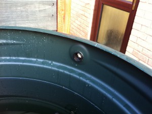Water Butt Float Sensor Install 1